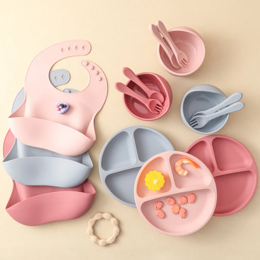 5 teile Silikon babyessset